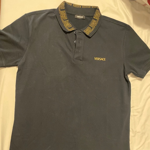 Brand New Versace polo tee shirt L